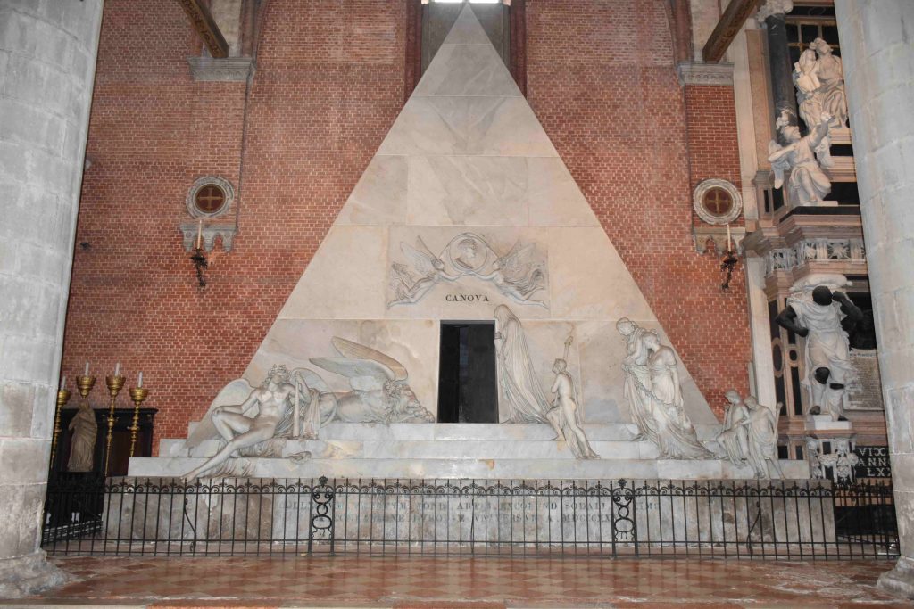 Al via i lavori di restauro  del cenotafio dedicato ad Antonio Canova a Venezia
