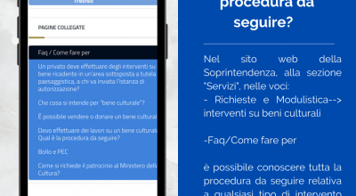 Devo effettuare dei lavori su un bene culturale, cosa fare? Nella sezione “Servizi” del sito della Soprintendenza la procedura da seguire e la modulistica.