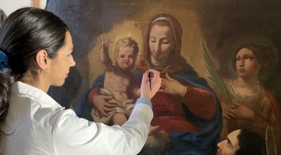 Resana (Treviso) – Ritorna sull’altare a conclusione del restauro la Madonna con il Bambino, san Gaetano Thiene e una santa martire, attribuita al pittore secentesco Antonio Arrigoni