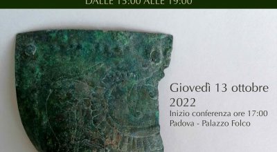 13 ottobre | “Nuovi dati di età protostorica dall’abitato e dalle necropoli di Este. Le attività della Soprintendenza in ambito di tutela e restauro”