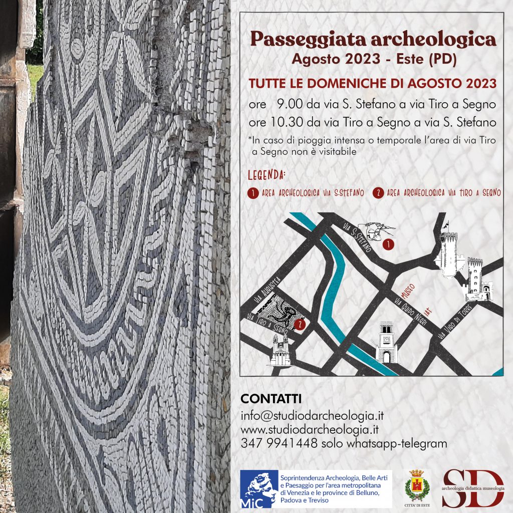 Area archeologica di Este (Pd): tutte le domeniche di agosto, passeggiate accompagnate da archeologi