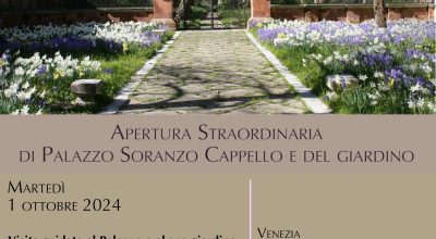 Venezia | Nel mese di ottobre altri appuntamenti con visite guidate a Palazzo Soranzo Cappello e al suo giardino, sede della Soprintendenza