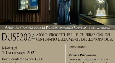 Apertura straordinaria di Palazzo Soranzo Cappello a Venezia e visita al giardino | La Soprintendenza presenta il progetto di tutela e valorizzazione della collezione dei cimeli di Eleonora Duse nel Museo civico di Asolo (Tv)