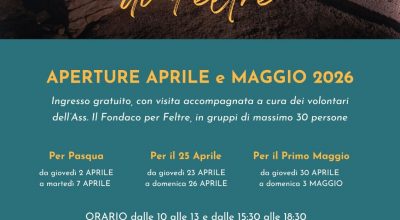 Area archeologica di Piazza Duomo a Feltre: apertura al pubblico e visite accompagnate nel mese di aprile e 1° maggio