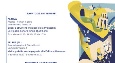 GEP 2026 | Visite guidate ed attività a tema archeologico per bambini e famiglie tra Padova, Feltre (Bl) e Venezia